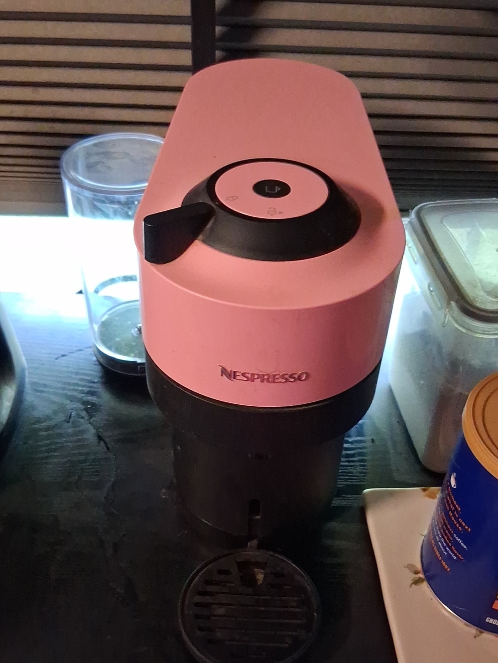 Nespresso Espresso Machine in Pink and Black